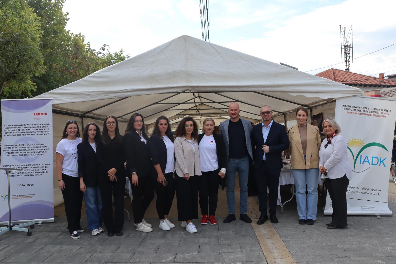 The agricultural products fair was opened.🧑🌾🌾