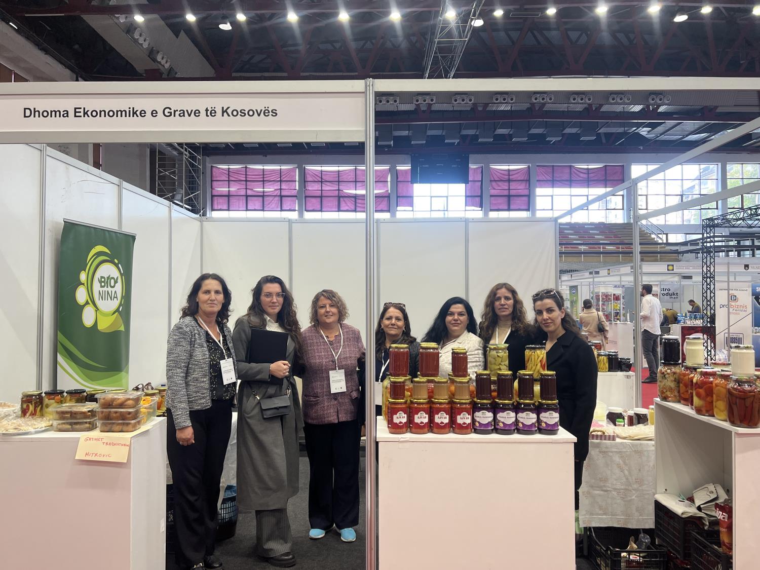 Women from the GIGVA group participated in the Agrokos Fair on October 16 and 17 to promote their high quality food products. 🌿🥗