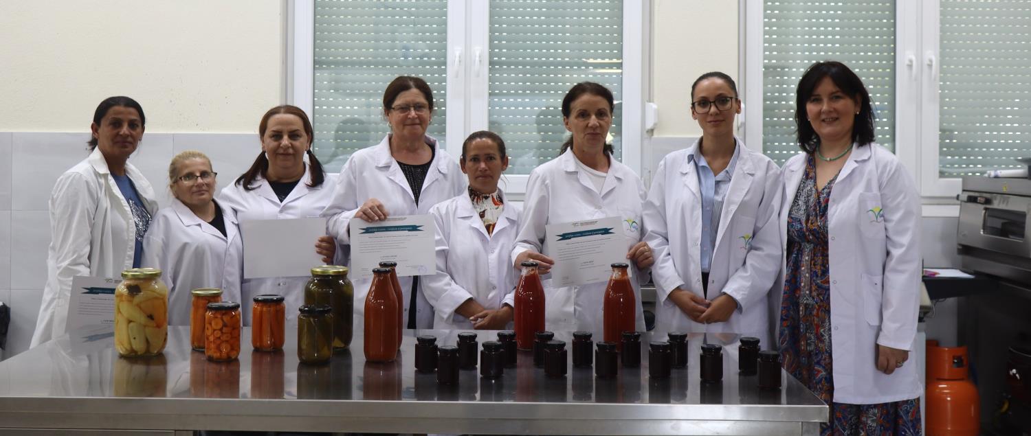 IADK Completes Food Processing Training with Women from the Non-Majority Community in Novo Brdo Municipality
